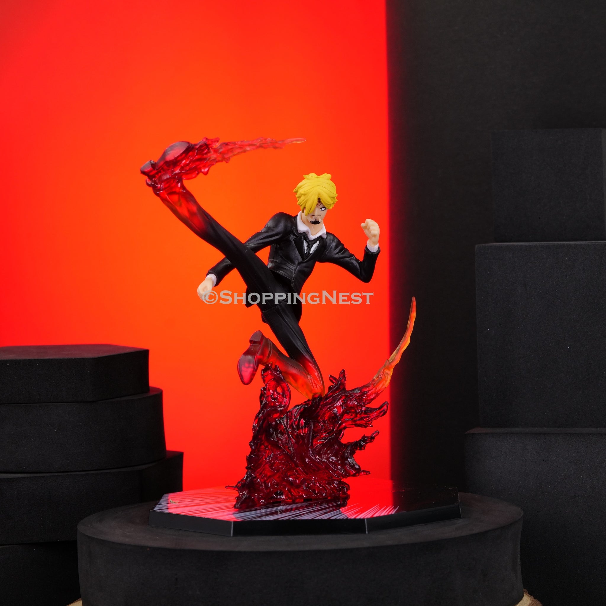 One Piece Vinsmoke Sanji Action Figure  PVC Pirate Anime Figurine | 16 CMS |