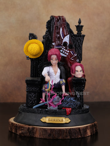 One Piece | Shanks Sitting On Throne Anime Action Figure | 23.5 Cm |