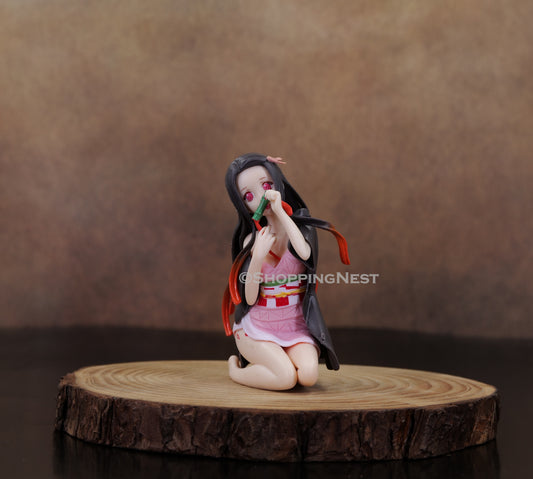 Demon Slayer Nezuko Sitting Cute Demon Mode  Action Figure | 11 CMS |