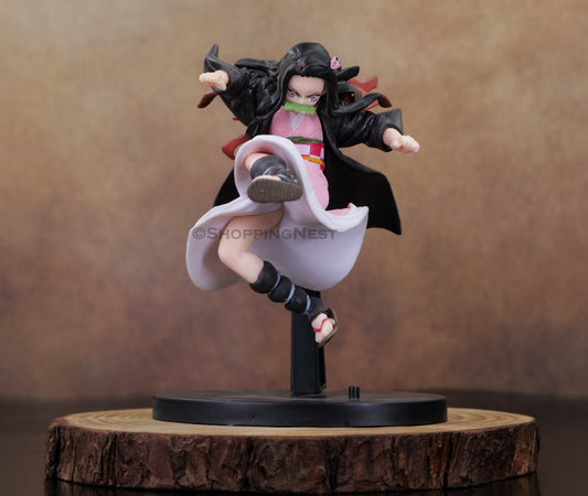 Demon Slayer Nezuko Kamado Attacking Mode Action Collectible Anime Figurine | 18 CMS |