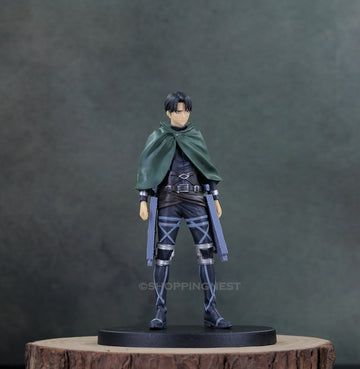 Attack on Titan | Levi Ackerman Survey Corps Action Figure | 15 Cms |