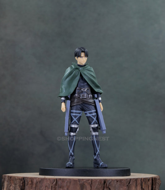 Attack on Titan | Levi Ackerman Survey Corps Action Figure | 15 Cms |