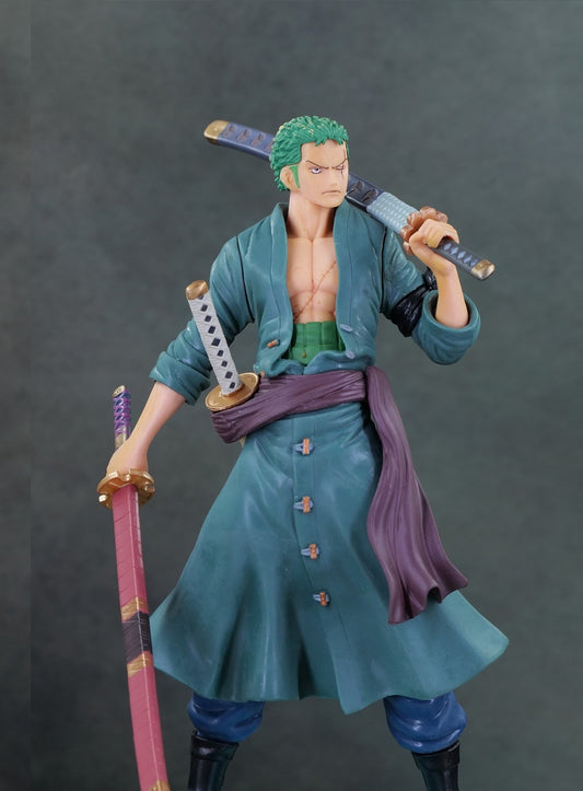 One Piece Roronoa Zoro With 3 Swords Action Figure | 23 cms |