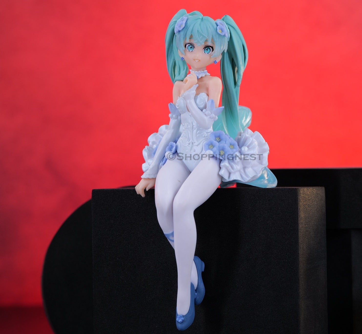 Hatsune Miku - Fairy Nemophila Noodle Stopper Action Figure PVC Figurine Model | 15 CMS |