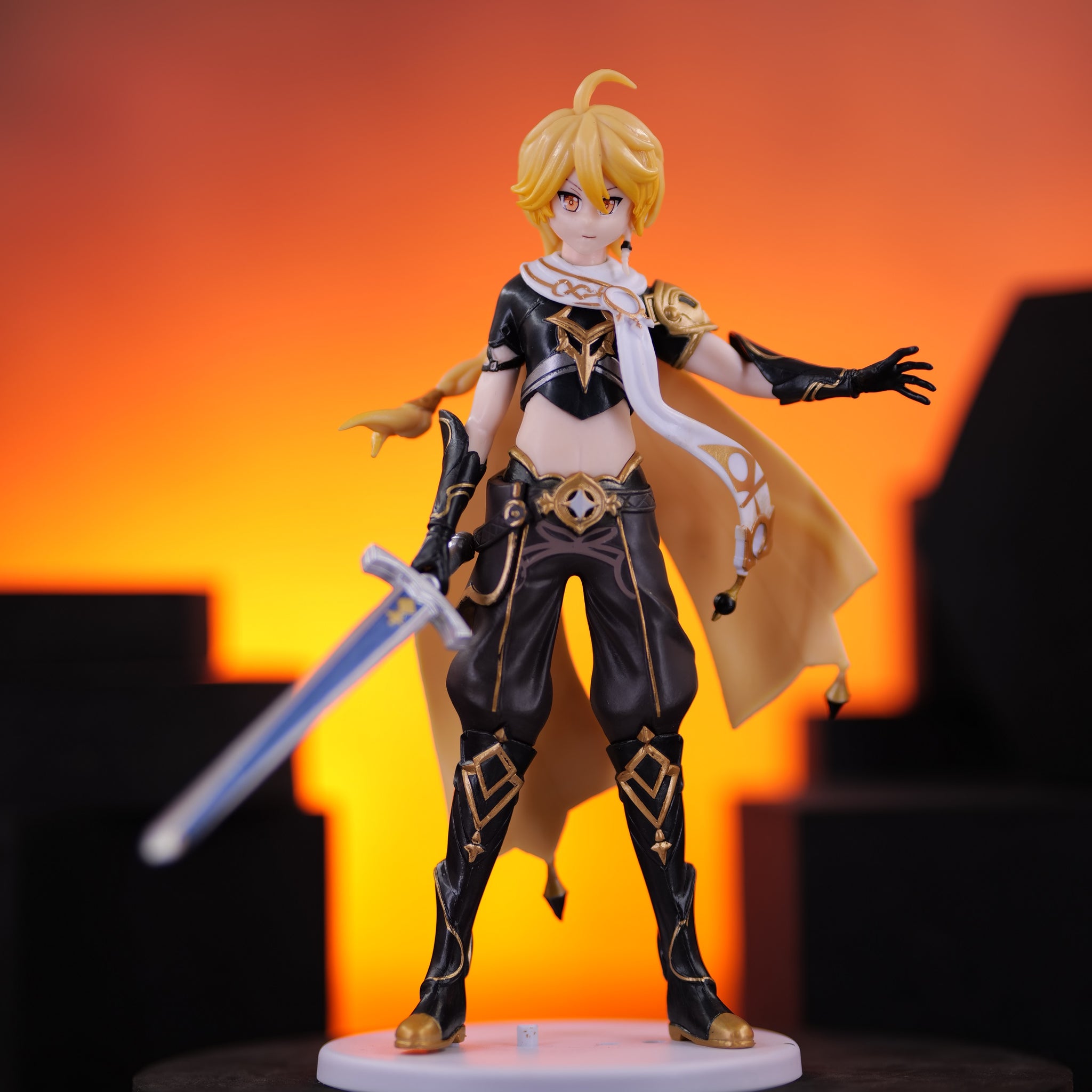 Genshin Impact Aether Action Figure PVC Gaming Figure Weeb Mnga Collectible Model Toy