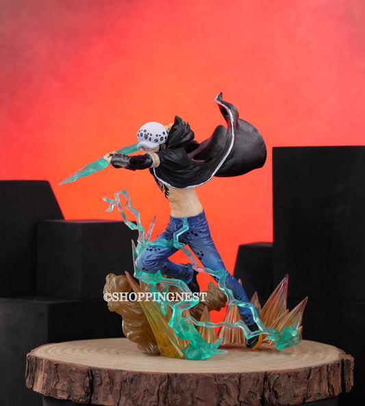 One Piece D- Law Attacking Mode Special Effect  Toy Figure with Box | 17 CMS |