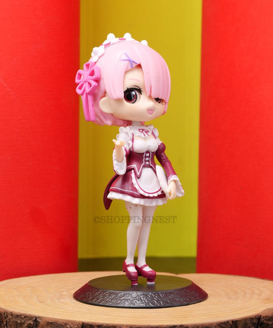 Re:Zero - Starting Life in Another World | Ram Round Stand Anime Action Figure | 14 Cm |