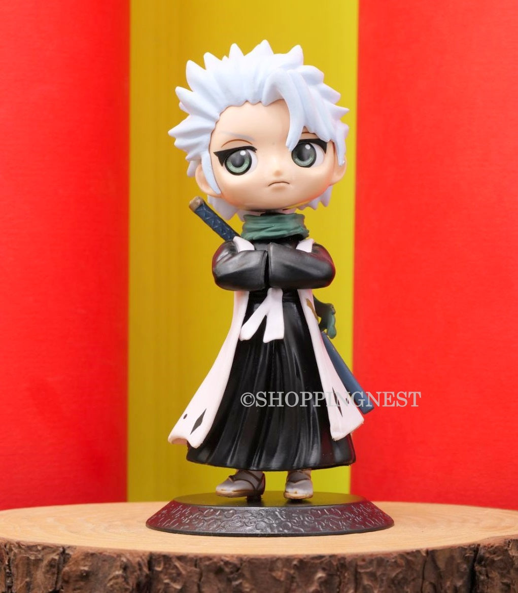 BLEACH TOSHIRO HITSUGAYA Round Stand  PVC ANIME ACTION FIGURE | 15CM |