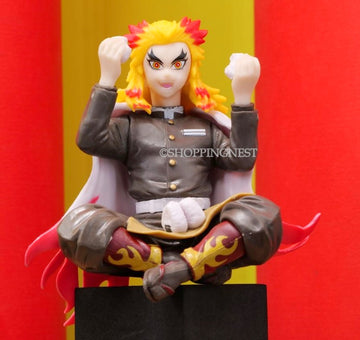 Demon Slayer Rengoku Kyojuro Perching Action Figure  | 13.5 Cms |