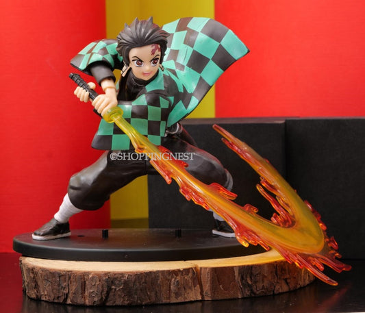 Demon Slayer Tanjiro Fire Attacking Mode Action Figure- | 16 CMS |