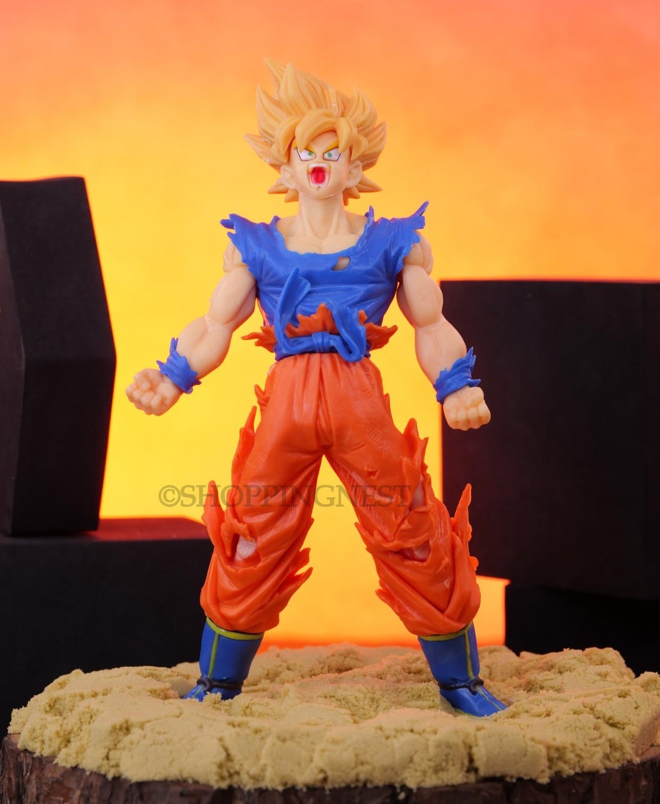 Dragon Ball Z Super Saiyan Goku PVC  Anime Figures. | 18 Cm |