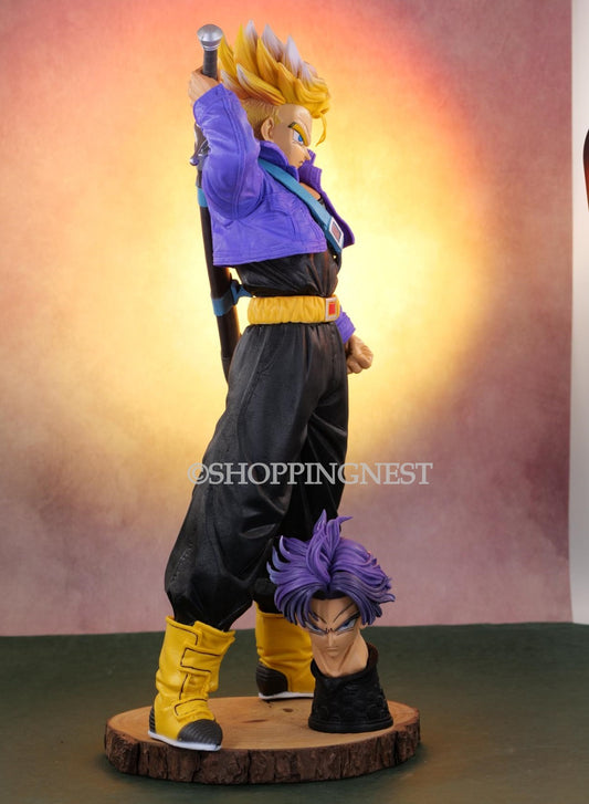 DBZ Trunks Changeable Heads Action Figure |  43 CM |