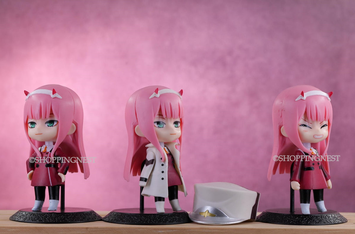 Zero Two Box Zero Two 02 Cartoon Set of 3 Toy Action Figure Toy for Kids | 10 CMS