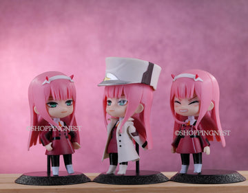 Zero Two 02 Cartoon Set of 3 Toy Action Figure Toy for Kids | 10 CMS |