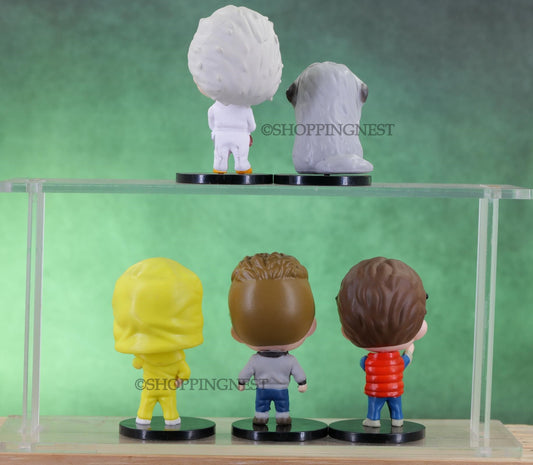 Back to The Future Set of 5 Action Figures  | 5.5-8 Cms |