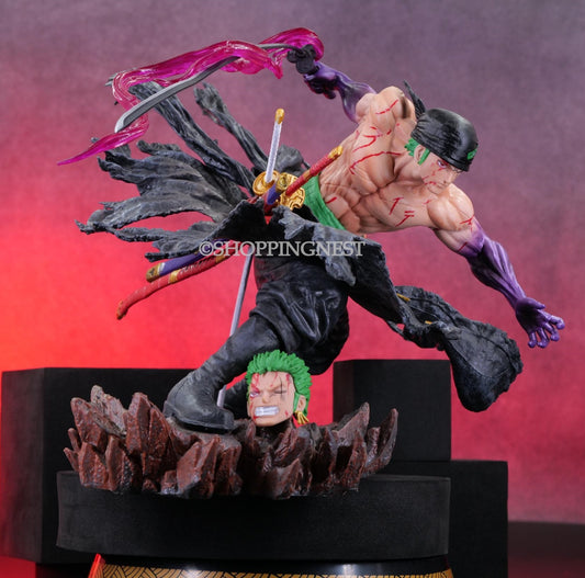 One Piece Figures – Bloody Zoro Swords with Double-Headed Action Figure | 35 CMS |