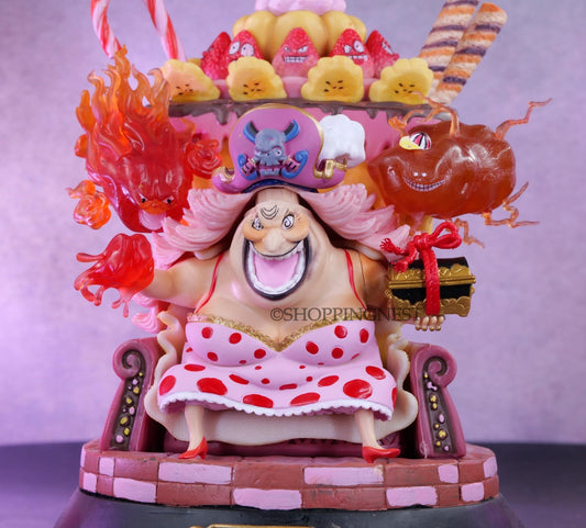 One Piece | Charlotte Linlin BIG MOM On Throne Anime Action Figure | 24 Cm |