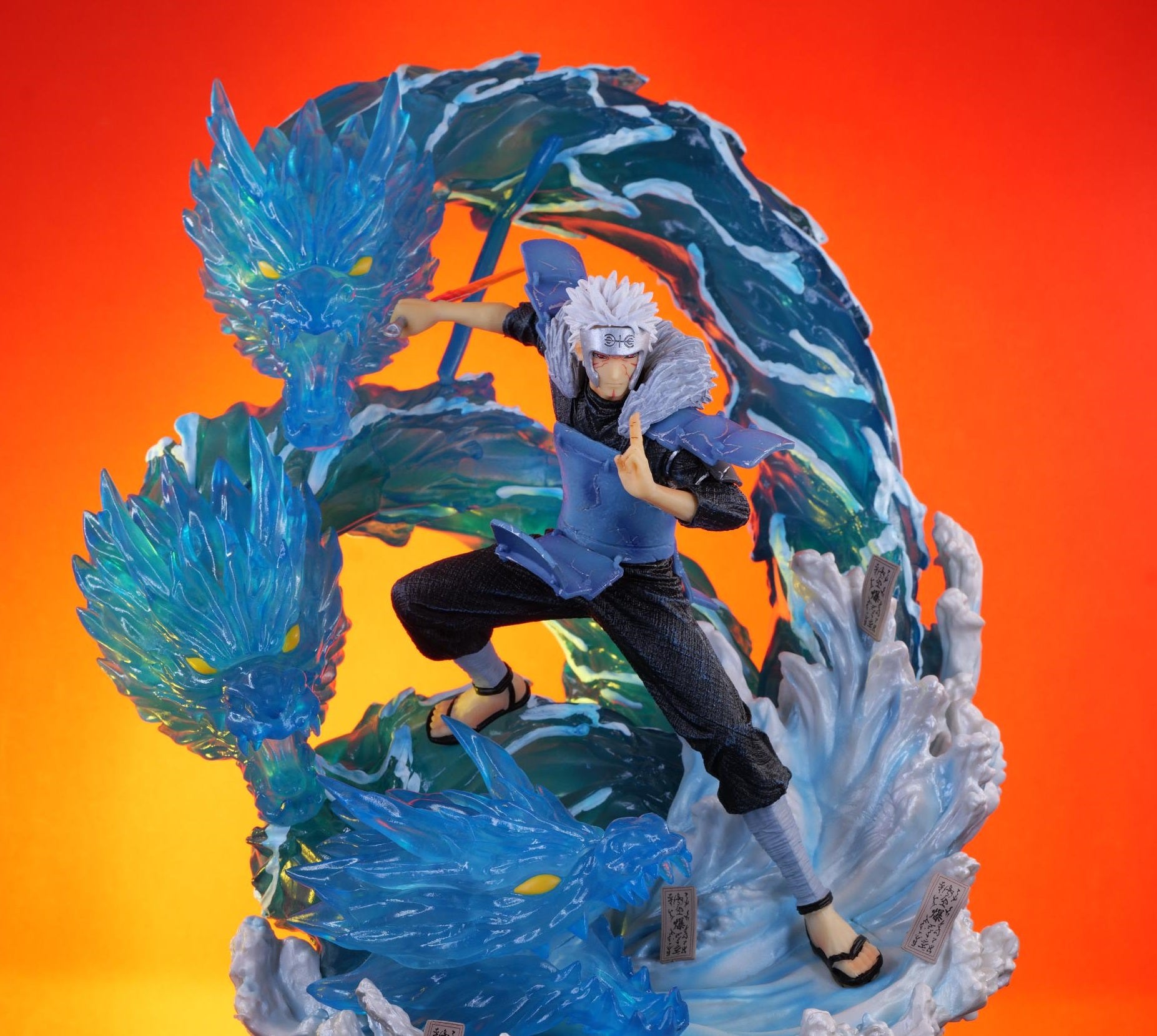 Naruto Senju Tobirama Action Figure With Light Second Hokage | 43 CM |