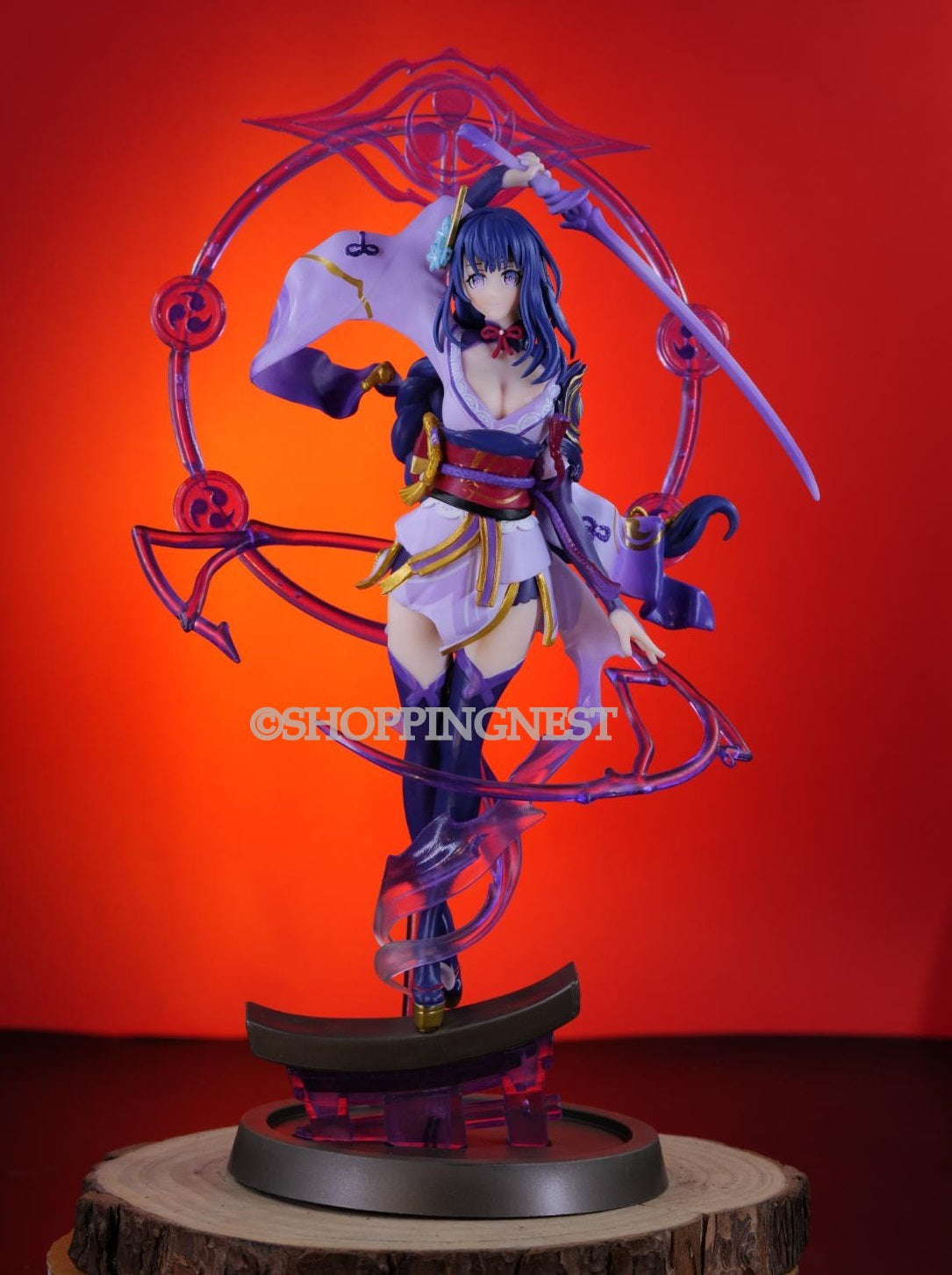 Genshin Impact Beelzebul Action Figure GK Statue PVC Model Base LED Light | 28CM |