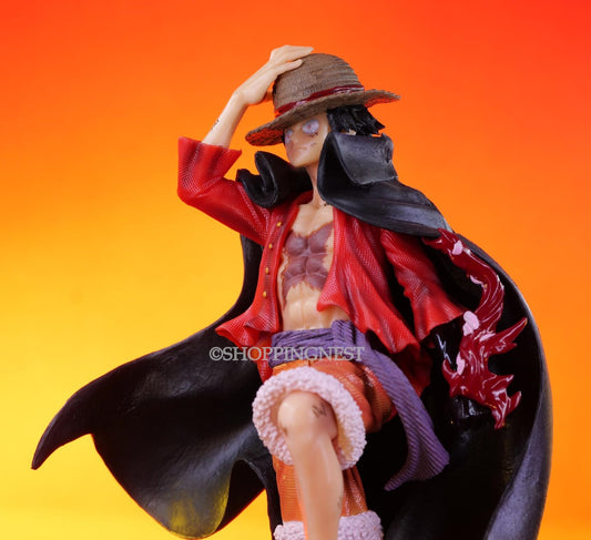 One Piece Monkey D Luffy with Straw Hat Action Figure |  25 Cms |