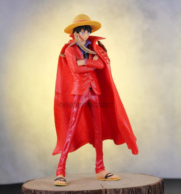 One Piece | Monkey D Luffy With Straw Hat Anime Action Figure | 25 Cm |