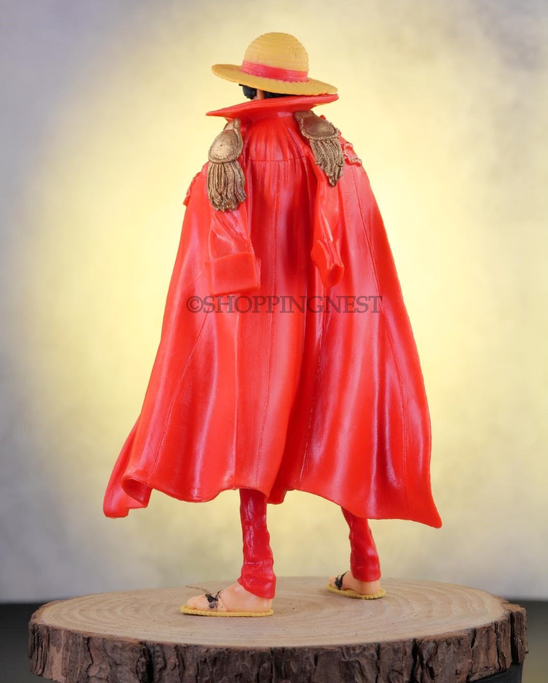 One Piece Monkey D Luffy With Red Cape And Straw Hat Anime Action Fi one-piece-monkey-d-luffy-with-red-cape-and-straw-hat-anime-action-fi