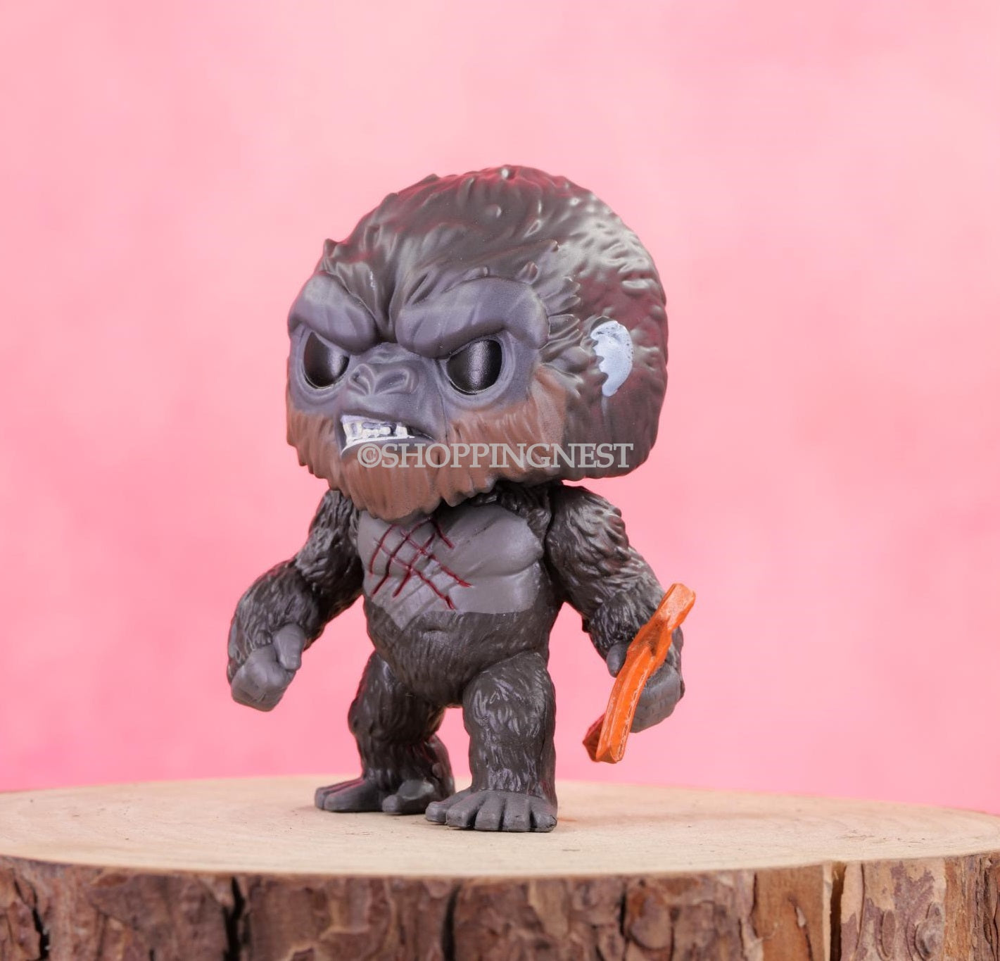 King Kong Battle Scarred Pop Movies Godzilla vs Kong Vinyl Figure