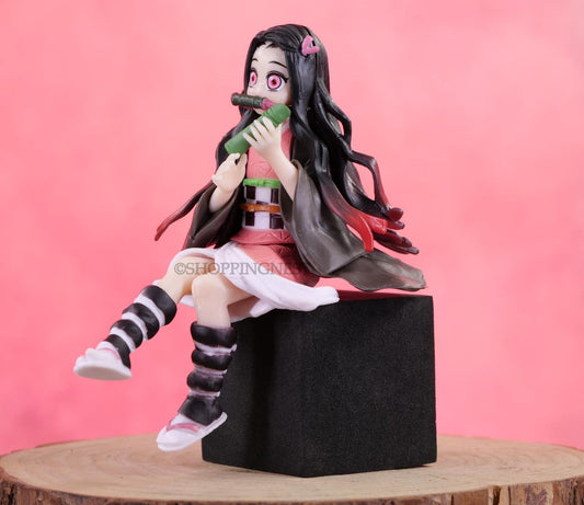 Demon Slayer Nezuko Kamado Perching Action Figure | 13.5 Cms |