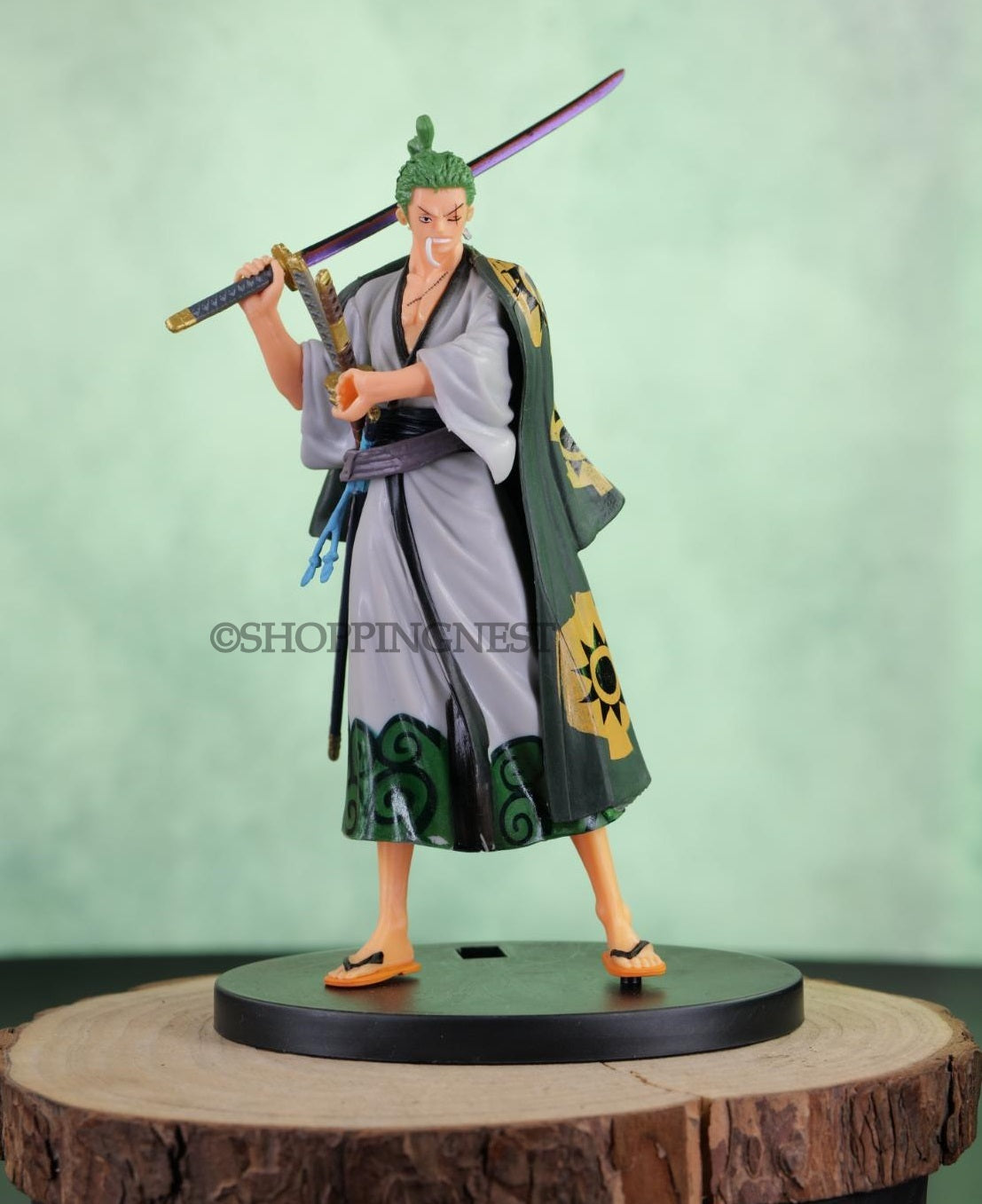 One Piece | Roronoa Zoro in Kimono Anime Action Figure | 18 Cms |