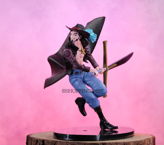 One Piece Dracule Mihawk Action Figure PVC Anime Figurine | 15 CMS |