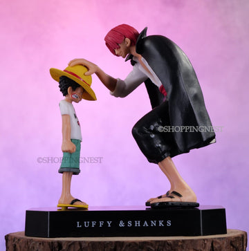 One Piece Anime Luffy and Shanks Action Action Figure  | 19 CM |