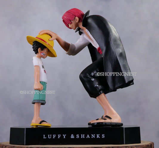 One Piece Anime Luffy and Shanks Action Action Figure  | 19 CM |