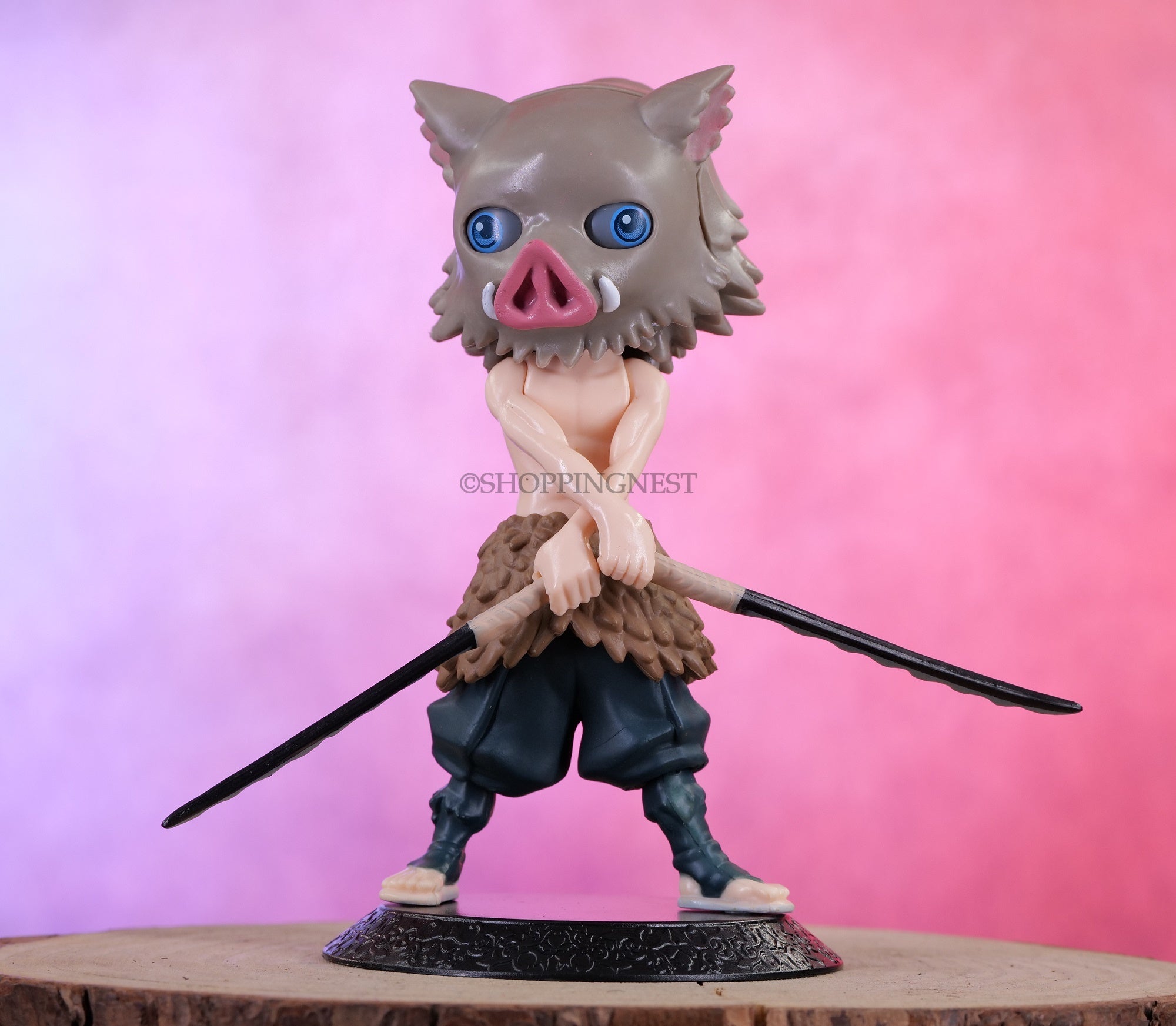 Demon Slayer Inosuke Hashibira Chibi Action Figure PVC Anime Figurine | 7.5 Cms |