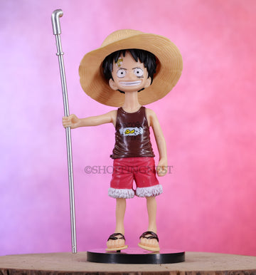 One Piece Money D Luffy Teenager Cartoon Ace PVC Action Figure | 14.5 CMS |