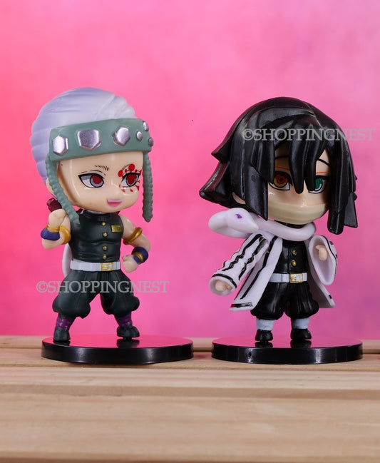 Demon Slayer Mascot set of 5 Chibi 8.5 CM Figure {B}