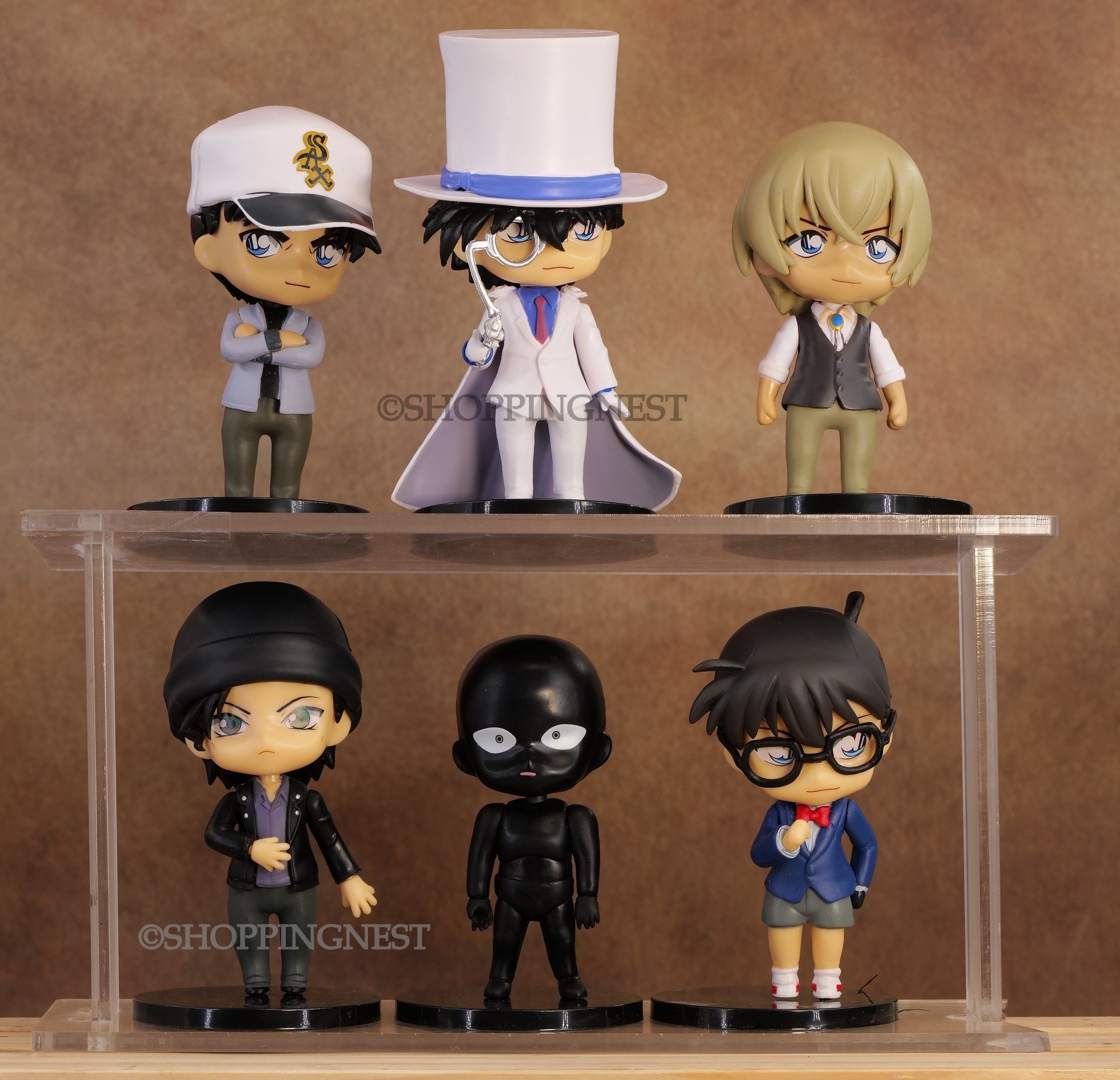 Detective Conan Action Figure Set Of 6 Pcs Set PVC Figure |  9-12 Cms  |