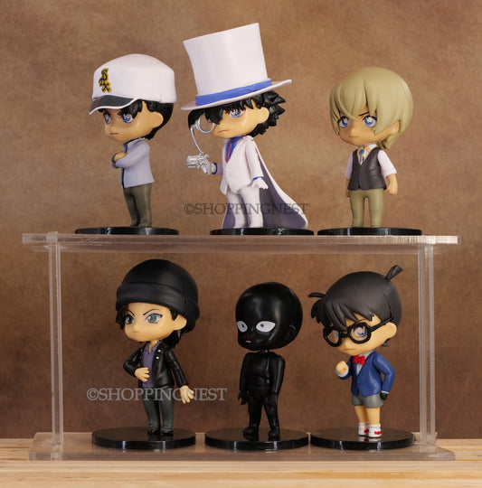 Detective Conan Action Figure Set Of 6 Pcs Set PVC Figure |  9-12 Cms  |