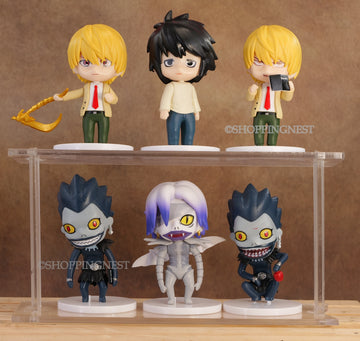 Death Note Action Figure Set Of 6 - Limited Edition for Car Dashboard | 11 CMS  |