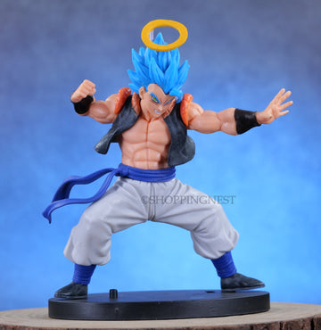 Dragon Ball Z Gogeta Super Saiyan Blue with Halo Action Figure PVC | 15 Cms |