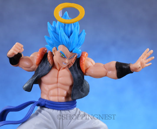 Dragon Ball Z Gogeta Super Saiyan Blue with Halo Action Figure PVC | 15 Cms |