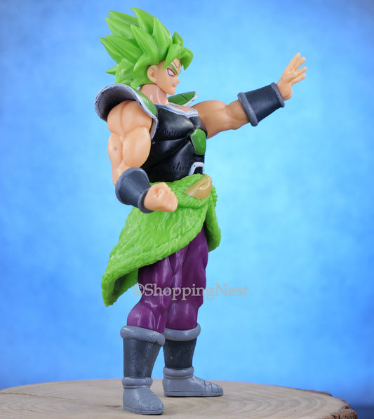 DBZ Broly Model B Super Saiyan Action Figure Self Standing Figurine | 19 CMS |