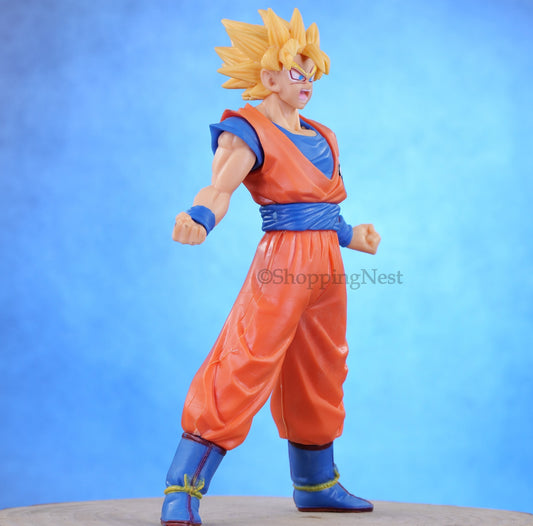 DragonBall Z Goku Super Saiyan SSJ Model 2 Self Standing Action Figure | 16.5 Cms |