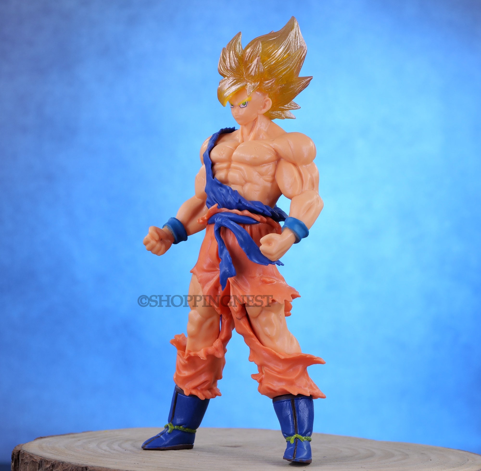 Anime DBZ Goku Super Saiyan SSJ2 Self Standing Action Figures | 17 CMS |