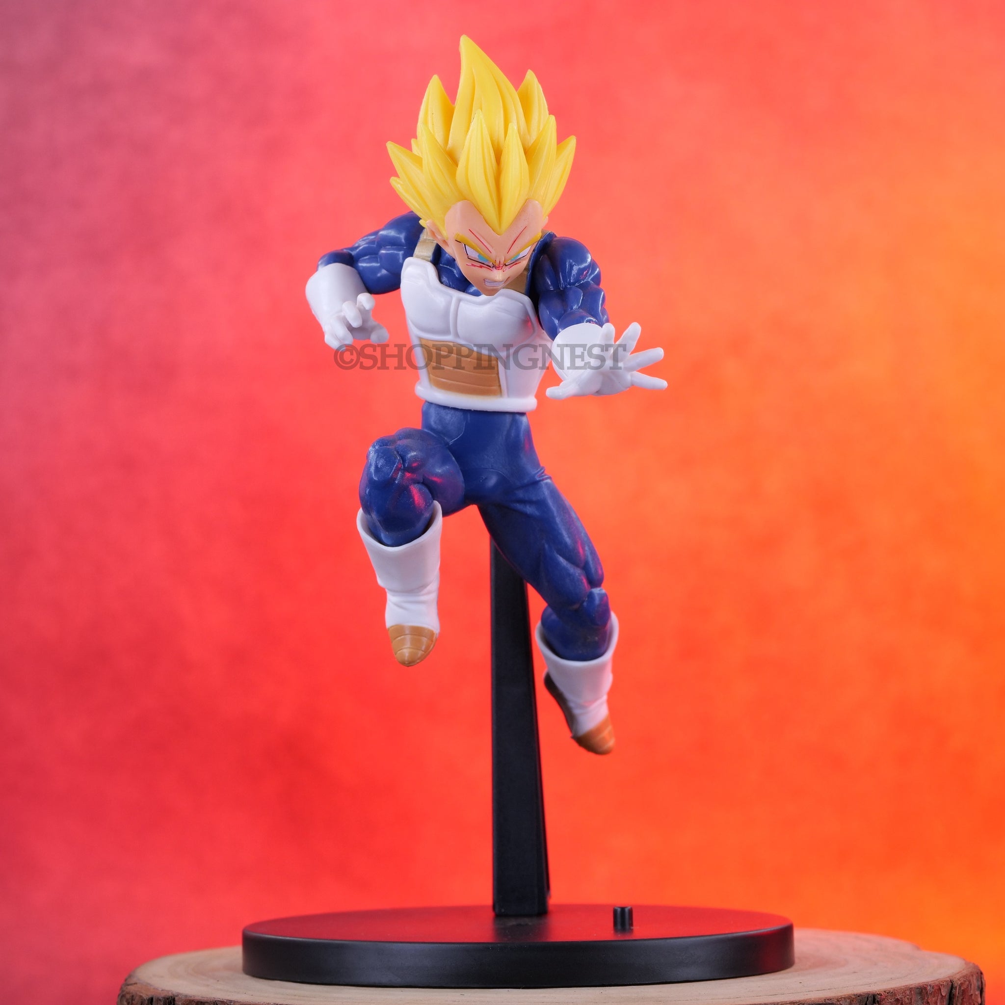 DBZ Vegeta Super Saiyan SSJ 1 in Action Flying Fight | 18 CMS |