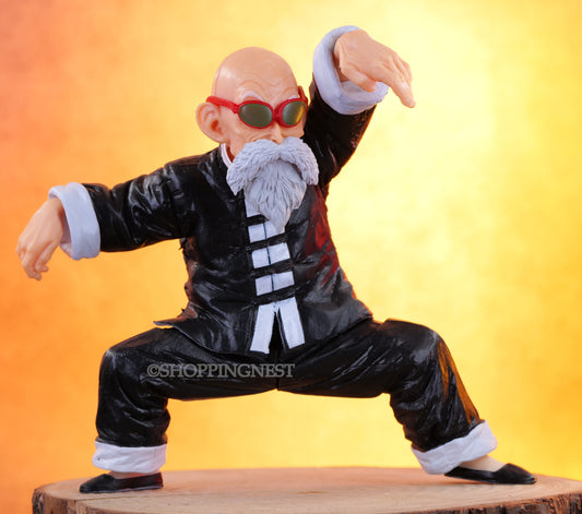 DBZ Jackie Chun Muten Roshi Action Figure Three Head Replaceable | 16 Cm |