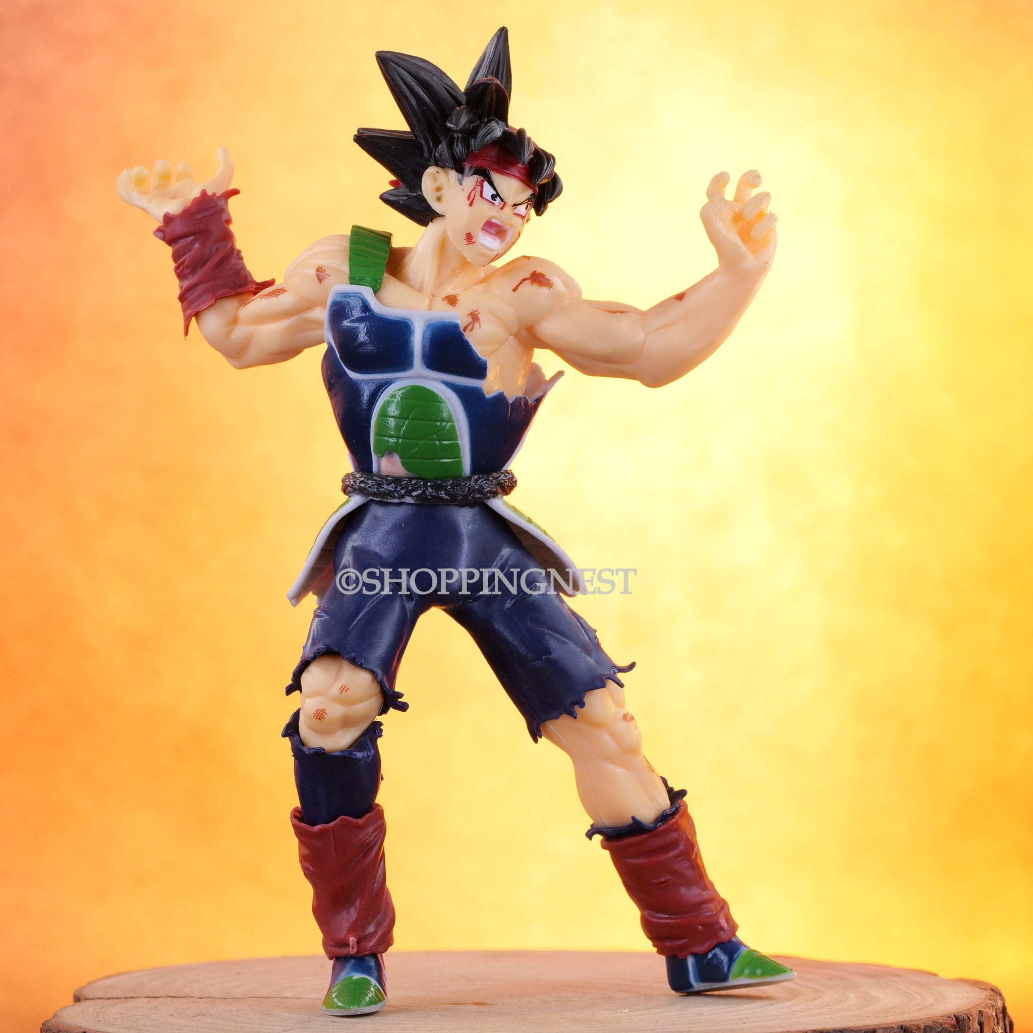 DBZ Bardock self standing saiyan model Action Figure PVC Figurine 16
