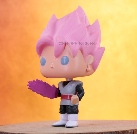 Funko Pop DBZ Goku Rose Cute with Weapon and Box Action Figure | 13 Cm  |