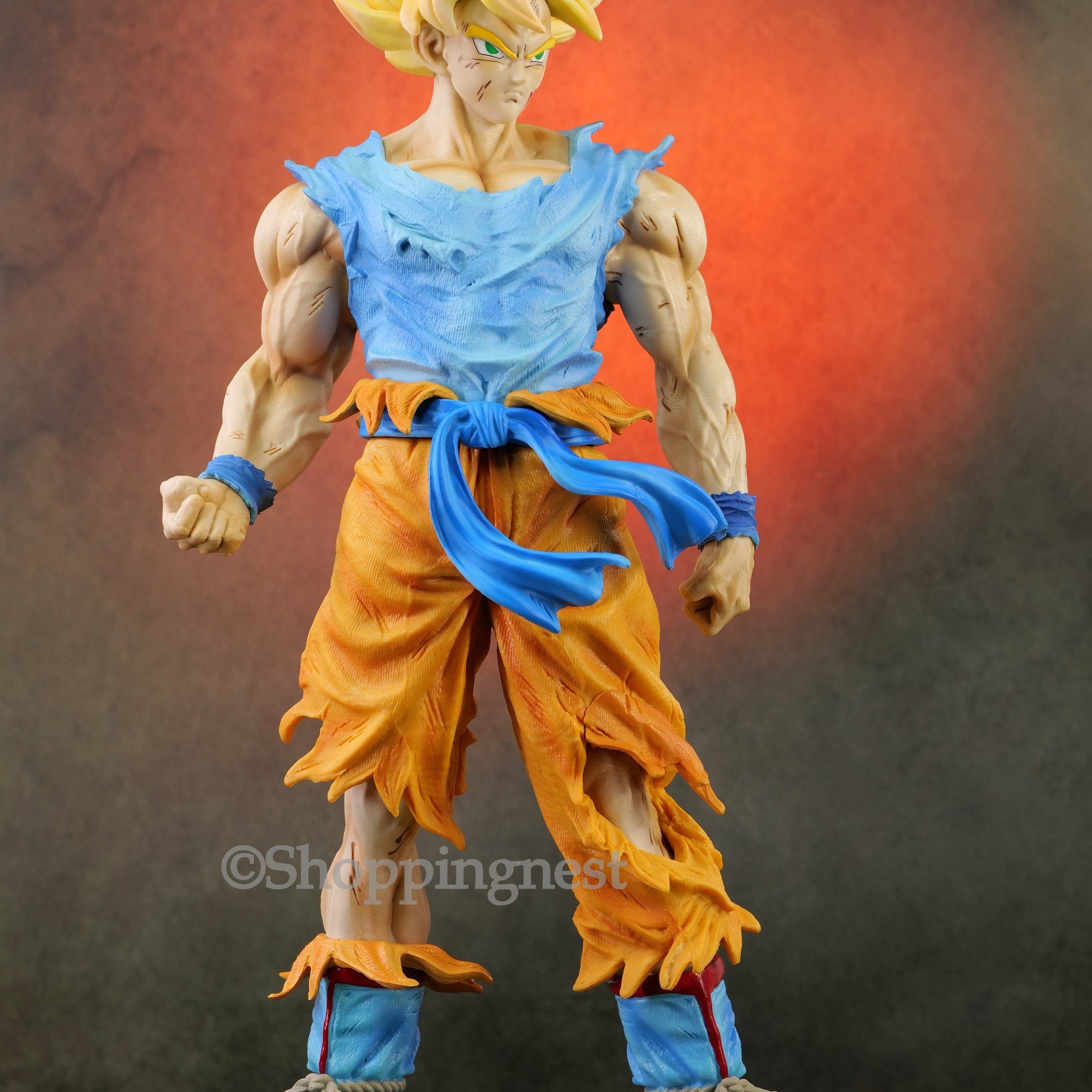 Dragon Ball Z Super Saiyan Son Goku Excellent 43 Cms Action Figure Anime Model Statue Toy Collectibles Gift