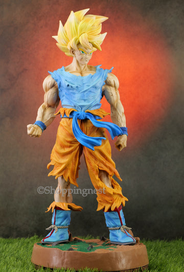 Dragon Ball Z Super Saiyan Son Goku Excellent 43 Cms Action Figure Anime Model Statue Toy Collectibles Gift