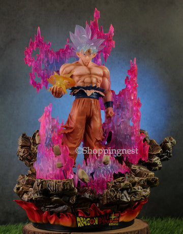 Dragon Ball Son Goku Super Saiyan Action Figure With Light   | 35 Cms |